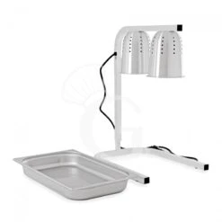 Lampada Doppia Scalda Fritti - Dimensioni L 550 X P 360 X H 660 Mm -Vendite GATRODOMUS lampada riscaldante color rame diametro 290 mm luce bianca 3