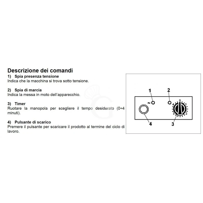 Lavacozze Da Pavimento, Monofase, Capacità 10/18 Kg, Produzione 220 Kg/h 8 Lavacozze Da Pavimento, Monofase, Capacità 10/18 Kg, Produzione 220 Kg/h - immagine 6