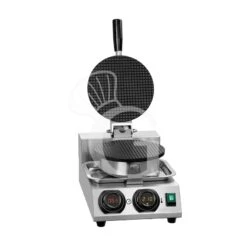 Macchina Per Cialde Gelato O Coni Gelato Con Piastra Di Cottura In Alluminio Rivestito, 1kw, L 255 X P 460 X H 250 Mm