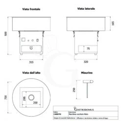 Macchina Zucchero Filato Ø 720 Mm X H 500 Mm -Vendite GATRODOMUS macchina per zucchero filato l 720 mm x p 720 mm x h 500 mm 7