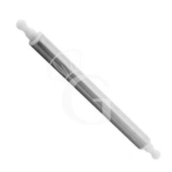 Mattarello Girevole In Inox Con Diametro 50 Mm E Altezza 650 Mm