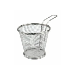 Mini Cestino Tondo Per Fritture Diametro 120 Mm X H 100 Mm