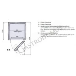 Minicella Refrigerazione Ventilata Con Temperatura 0°C/+10°C In Lamiera INOX AISI304 Classe Energetica B -Vendite GATRODOMUS minicella refrigerazione ventilata con temperatura 0c10c in lamiera inox aisi304 classe energetica b 7
