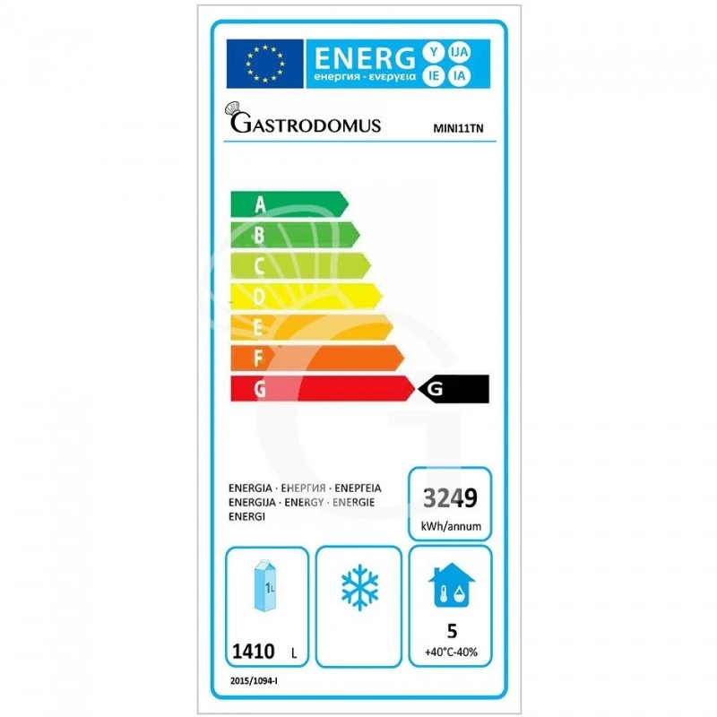 Minicella Refrigerazione Ventilata Con Temperatura 0°C/+10°C In Lamiera Preverniciata Bianca Classe Energetica B 4 Minicella Refrigerazione Ventilata Con Temperatura 0°C/+10°C In Lamiera Preverniciata Bianca Classe Energetica B - immagine 2