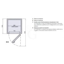 Minicella Refrigerazione Ventilata Con Temperatura -18°C/-22°C In Lamiera INOX AISI304 Classe Energetica G -Vendite GATRODOMUS minicella refrigerazione ventilata con temperatura 18c 22c in lamiera inox aisi304 classe energetica g 7