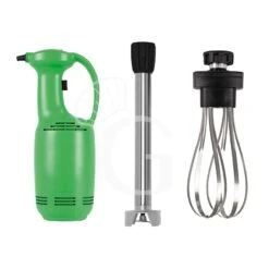 Mixer Ad Immersione Con Mescolatore Da 400mm E Frusta Da 350mm, Velocità Variabile 2500/11000 Rpm, 0,4 KW
