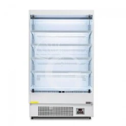 Murale Espositivo Ventilato Bianco Con Porte Battenti, Temperatura -1°C/+7°C E L 1050 Mm