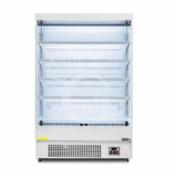 Murale Espositivo Ventilato Bianco Con Porte Battenti, Temperatura -1°C/+7°C E L 1315 Mm