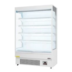 Murale Espositivo Ventilato Bianco Con Tenda Notte, Temperatura -1°C/+7°C E Lunghezza 1050 Mm -Vendite GATRODOMUS murale espositivo ventilato bianco con tenda notte temperatura 1c7c e lunghezza 1050 mm 3