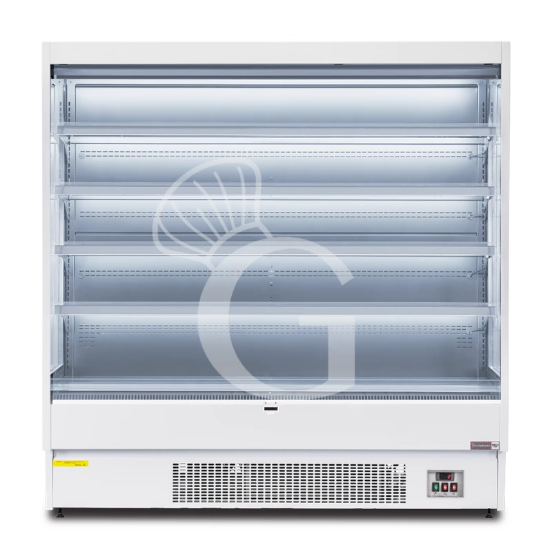 Murale Espositivo Ventilato Bianco Con Tenda Notte, Temperatura -1°C/+7°C E Lunghezza 1920 Mm 5 Murale Espositivo Ventilato Bianco Con Tenda Notte, Temperatura -1°C/+7°C E Lunghezza 1920 Mm - immagine 3