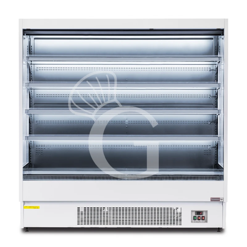 Murale Espositivo Ventilato Bianco Con Tenda Notte, Temperatura -1°C/+7°C E Lunghezza 1920 Mm 3 Murale Espositivo Ventilato Bianco Con Tenda Notte, Temperatura -1°C/+7°C E Lunghezza 1920 Mm