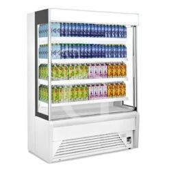 Murale Espositivo Ventilato Ettore Con Tenda Notte Temperatura +1°/+10°C L 1940 Mm -Vendite GATRODOMUS murale espositivo ventilato ettore con tenda notte temperatura 110c lunghezza 1940 mm 5