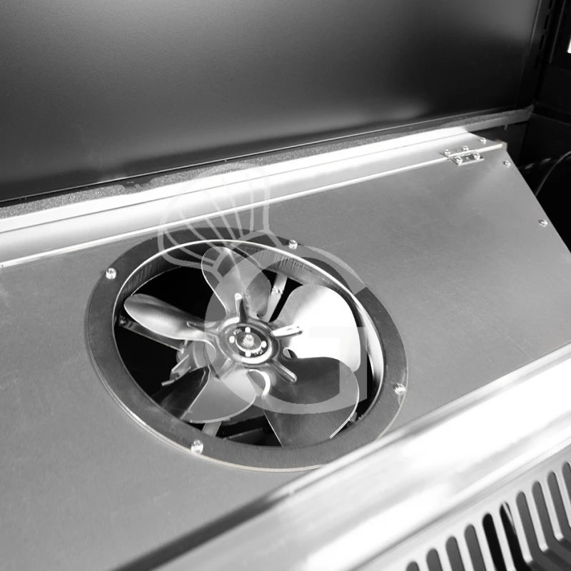 Murale Espositivo Ventilato Nero Con Porte Scorrevoli, Temperatura -1°C/+7°C E L 1050 Mm 9 Murale Espositivo Ventilato Nero Con Porte Scorrevoli, Temperatura -1°C/+7°C E L 1050 Mm - immagine 8