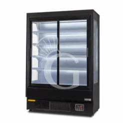 Murale Espositivo Ventilato Nero Con Porte Scorrevoli, Temperatura -1°C/+7°C E L 1520 Mm -Vendite GATRODOMUS murale espositivo ventilato nero con porte scorrevoli temperatura 1c7c e l 1520 mm 1