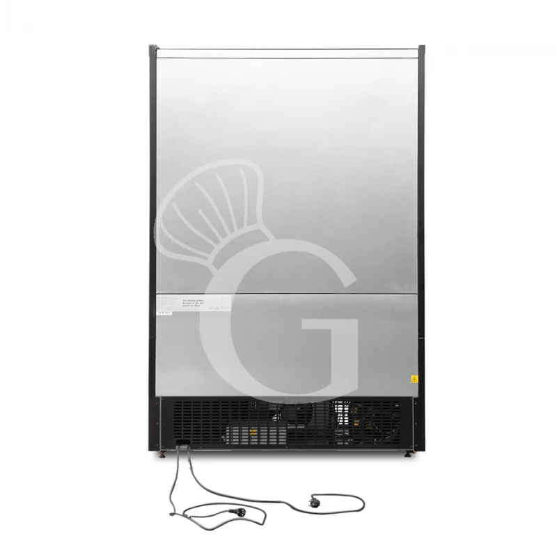 Murale Espositivo Ventilato Nero Con Tenda Notte, Temperatura -1°C/+7°C E Lunghezza 1315 Mm 8 Murale Espositivo Ventilato Nero Con Tenda Notte, Temperatura -1°C/+7°C E Lunghezza 1315 Mm - immagine 6