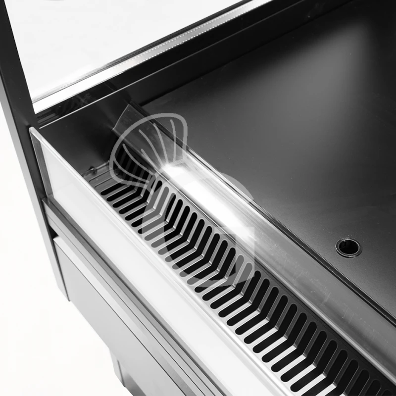 Murale Espositivo Ventilato Nero Con Tenda Notte, Temperatura -1°C/+7°C E Lunghezza 1315 Mm 10 Murale Espositivo Ventilato Nero Con Tenda Notte, Temperatura -1°C/+7°C E Lunghezza 1315 Mm - immagine 8