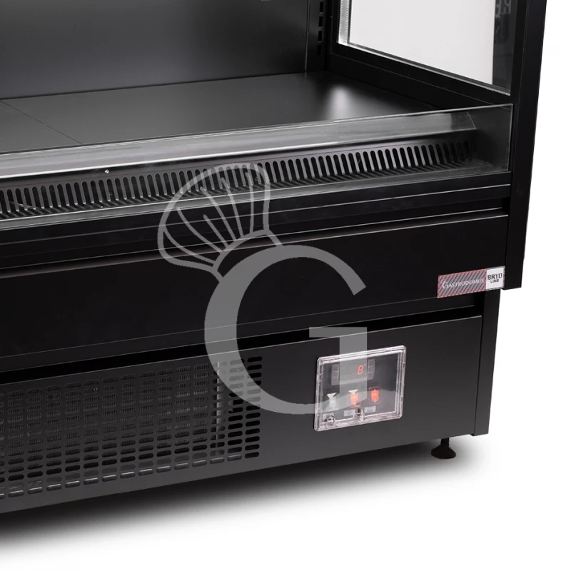 Murale Espositivo Ventilato Nero Con Tenda Notte, Temperatura -1°C/+7°C E Lunghezza 1315 Mm 12 Murale Espositivo Ventilato Nero Con Tenda Notte, Temperatura -1°C/+7°C E Lunghezza 1315 Mm - immagine 10