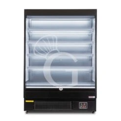 Murale Espositivo Ventilato Nero Con Tenda Notte, Temperatura -1°C/+7°C E Lunghezza 1520 Mm -Vendite GATRODOMUS murale espositivo ventilato nero con tenda notte temperatura 1c7c e lunghezza 1520 mm 2