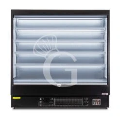 Murale Espositivo Ventilato Nero Con Tenda Notte, Temperatura -1°C/+7°C E Lunghezza 1920 Mm -Vendite GATRODOMUS murale espositivo ventilato nero con tenda notte temperatura 1c7c e lunghezza 1920 mm 2