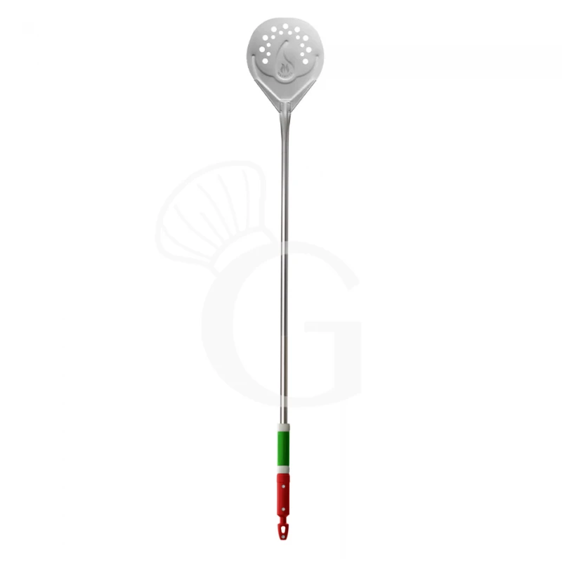Pala Per Pizza Per Cuocere Forata In Acciaio Inox Ø 270 Mm H 1700 Mm 3 Pala Per Pizza Per Cuocere Forata In Acciaio Inox Ø 270 Mm H 1700 Mm