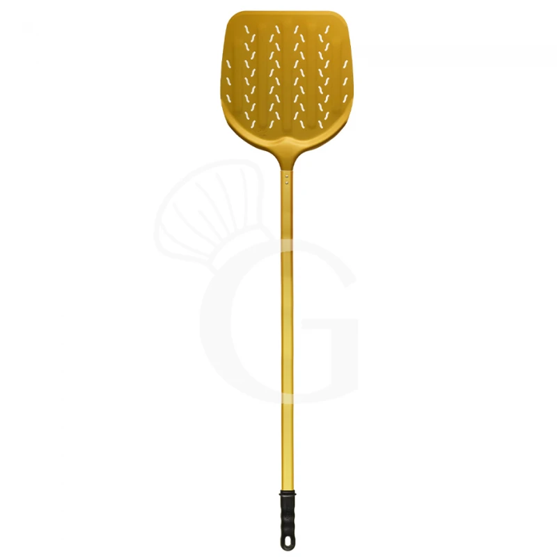 Pala Per Pizza Per Infornare Italia 3D Gold In Alluminio Ø 400 Mm H 1700 Mm 3 Pala Per Pizza Per Infornare Italia 3D Gold In Alluminio Ø 400 Mm H 1700 Mm