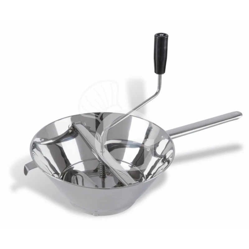 Passaverdure In Acciaio Inox 1 Manico Diametro 300 Mm 3 Passaverdure In Acciaio Inox 1 Manico Diametro 300 Mm