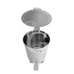 Pattumiera Tonda Diametro 390 Mm In Acciaio Inox Con Coperchio Apertura Tramite Pedale 50 LT 10 Pattumiera Tonda Diametro 390 Mm In Acciaio Inox Con Coperchio Apertura Tramite Pedale 50 LT -Vendite GATRODOMUS pattumiera tonda diametro 38 in acciaio inox 50 lt con coperchio apertura tramite pedale 2