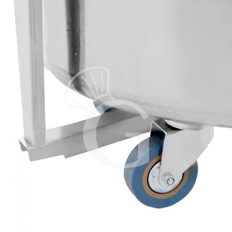 Pattumiera Tonda In Acciaio Inox Diametro 475 Mm 75 LT 7 Pattumiera Tonda In Acciaio Inox Diametro 475 Mm 75 LT - immagine 5