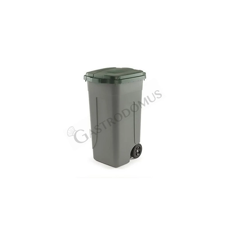 Pattumiera Verde E Grigia In Polietilene 80 LT 3 Pattumiera Verde E Grigia In Polietilene 80 LT