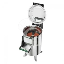 Pelapatate Da Pavimento Con Abrasivo Laterale, Trifase, Capacità 10 Kg, Produzione 120 Kg/h