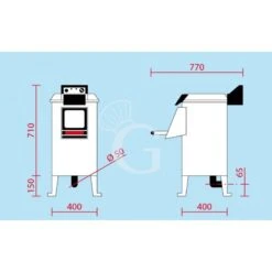 Pelapatate Da Pavimento, Monofase, Capacità 10 Kg, Produzione 120 Kg/h -Vendite GATRODOMUS pelapatate da pavimento monofase capacita 10 kg produzione 120 kgh 2