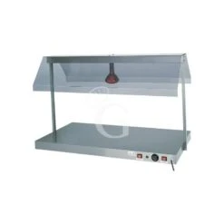 Piano Caldo In Inox Con 1 Lampada A Raggi Infrarossi