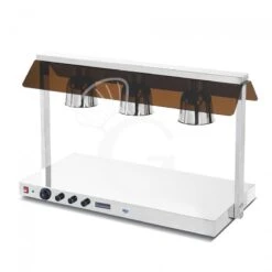 Piano Caldo In Inox Con 3 Lampade Riscaldanti - 1,35 KW -Vendite GATRODOMUS piano caldo in inox con 3 lampade riscaldanti 135 kw 1