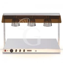Piano Caldo In Inox Con 3 Lampade Riscaldanti - 1,35 KW -Vendite GATRODOMUS piano caldo in inox con 3 lampade riscaldanti 135 kw 2