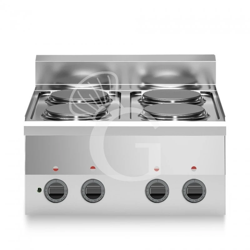Piano Cottura Potenziato Elettrico 4 Piastre Profondità 600 Mm 3 Piano Cottura Potenziato Elettrico 4 Piastre Profondità 600 Mm