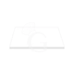 Piano Quadrato In Stratificato HPL Bianco, 700x700 Mm, Spessore 10 Mm