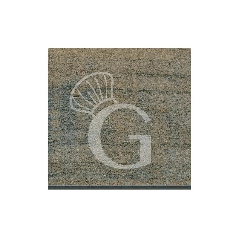 Piano Quadrato In Stratificato HPL Blu Wood, 600x600 Mm, Spessore 10 Mm 4 Piano Quadrato In Stratificato HPL Blu Wood, 600x600 Mm, Spessore 10 Mm - immagine 2