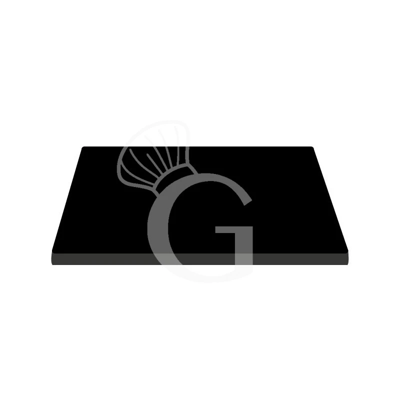 Piano Quadrato In Stratificato HPL Nero, 600x600 Mm, Spessore 10 Mm 3 Piano Quadrato In Stratificato HPL Nero, 600x600 Mm, Spessore 10 Mm