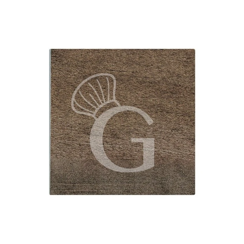 Piano Quadrato In Stratificato HPL Old Paint, 700x700 Mm, Spessore 10 Mm 4 Piano Quadrato In Stratificato HPL Old Paint, 700x700 Mm, Spessore 10 Mm - immagine 2