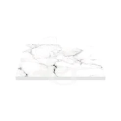 Piano Quadrato In Stratificato HPL Statuario, 700x700 Mm, Spessore 10 Mm