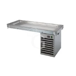 Piano Refrigerato Statico Da Incasso - Altezza Vasca 30 Mm - Dimensioni L 1460 X P 640 X H 510 Mm