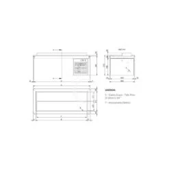 Piano Refrigerato Statico In Inox Su 2 Livelli - Dimensioni L 810 X P 640 X H 570 Mm -Vendite GATRODOMUS piano refrigerato statico in inox su 2 livelli dimensioni l 810 x p 640 x h 570 mm 1
