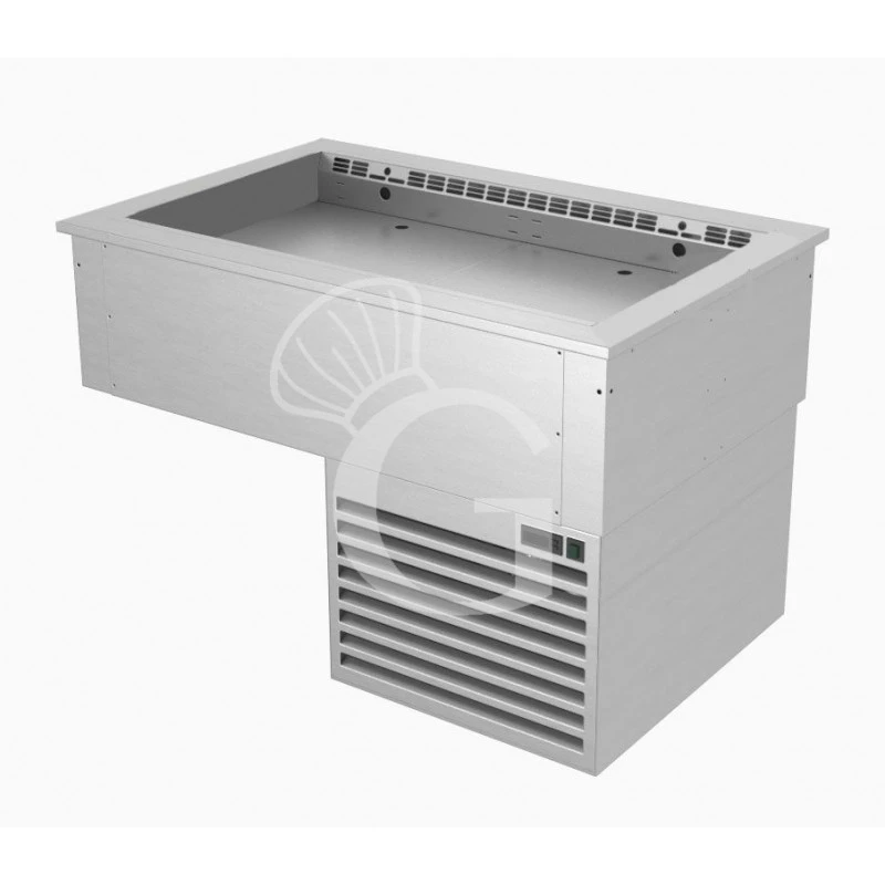 Piano Refrigerato Ventilato Da Incasso Con Vasca Regolabile - Dimensioni L 2110 X P 740 X H 745 Mm 3 Piano Refrigerato Ventilato Da Incasso Con Vasca Regolabile - Dimensioni L 2110 X P 740 X H 745 Mm