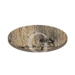 Piano Rotondo In Stratificato HPL Apple Crates, Ø 600 Mm, Spessore 10 Mm