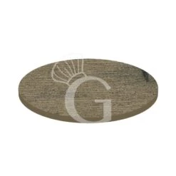 Piano Rotondo In Stratificato HPL Blu Wood, Ø 800 Mm, Spessore 10 Mm