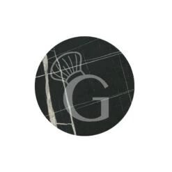 Piano Rotondo In Stratificato HPL Marmo Nero, Ø 800 Mm, Spessore 10 Mm -Vendite GATRODOMUS piano rotondo in stratificato hpl marmo nero o 800 mm spessore 10 mm 1