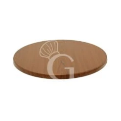 Piano Teck Marrone Rotondo Per Esterno - Diametro 800 Mm