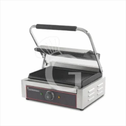 Piastra Di Cottura Rigata In Ghisa - L 410 Mm X P 380 Mm X H 210/520 Mm -Vendite GATRODOMUS piastra di cottura rigata in ghisa 34x23cm 2