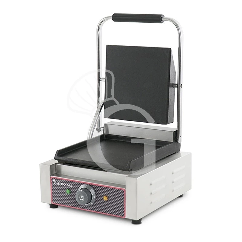 Piastra Per Panini Singola Liscia In Ghisa - L 310 Mm X P 380 Mm X H 210/520 Mm 5 Piastra Per Panini Singola Liscia In Ghisa - L 310 Mm X P 380 Mm X H 210/520 Mm - immagine 3