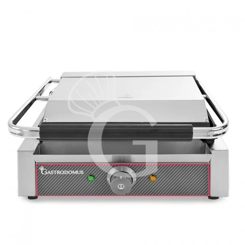 Piastra Per Panini Singola Liscia In Ghisa - L 410 Mm X P 380 Mm X H 210/520 Mm 5 Piastra Per Panini Singola Liscia In Ghisa - L 410 Mm X P 380 Mm X H 210/520 Mm - immagine 3